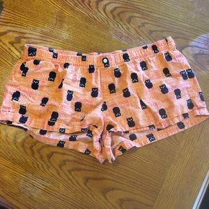 Owl Old Navy Pajama Shorts (Medium)